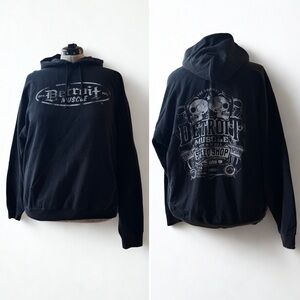 Detroit Muscle Speed Shop Hoodie Jerzees from Woodward Dream Cruise 2XL